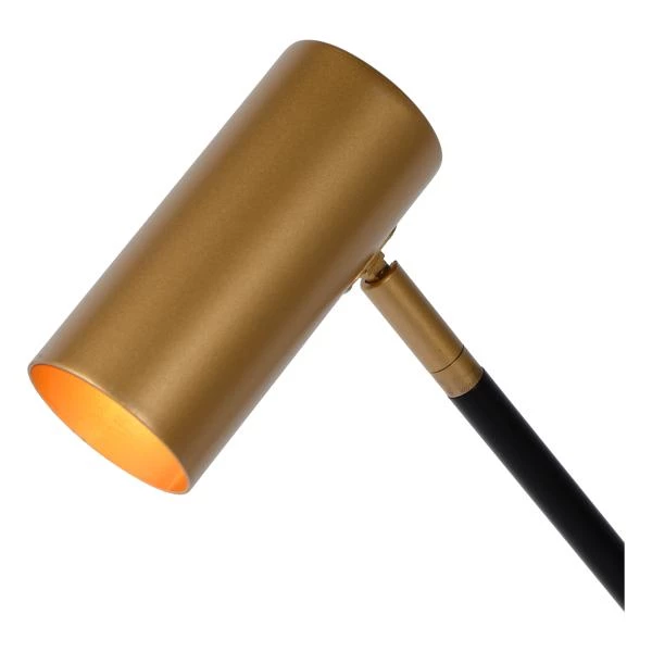 Lucide PHILINE - Bureaulamp - 1xGU10 - Zwart - detail 5